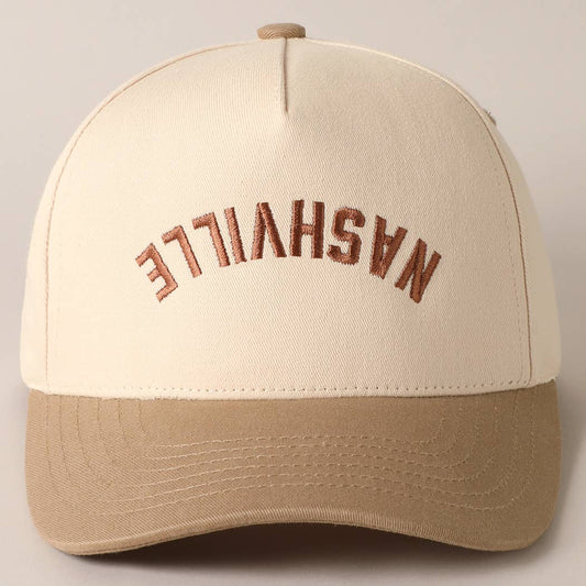 NASHVILLE - Upside Down Trucker Hat
