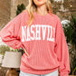 NASHVILLE Oversize Graphic Sweatshirt