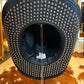 Black cowboy hat with studs