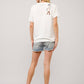 Western Motif Embroidered Graphic T Shirt