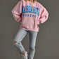 Lt. Pink Margarita Weather Sweatshirt