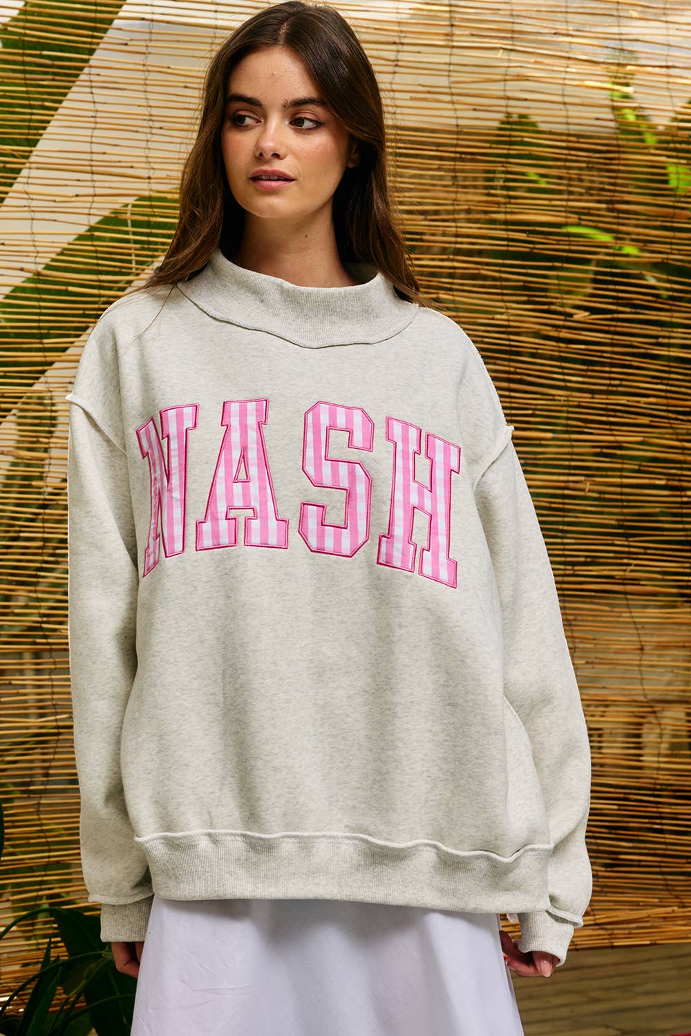 "NASHVILLE" Appliqué Sweatshirt