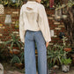 RHINESTONE FRINGE DENIM JACKET