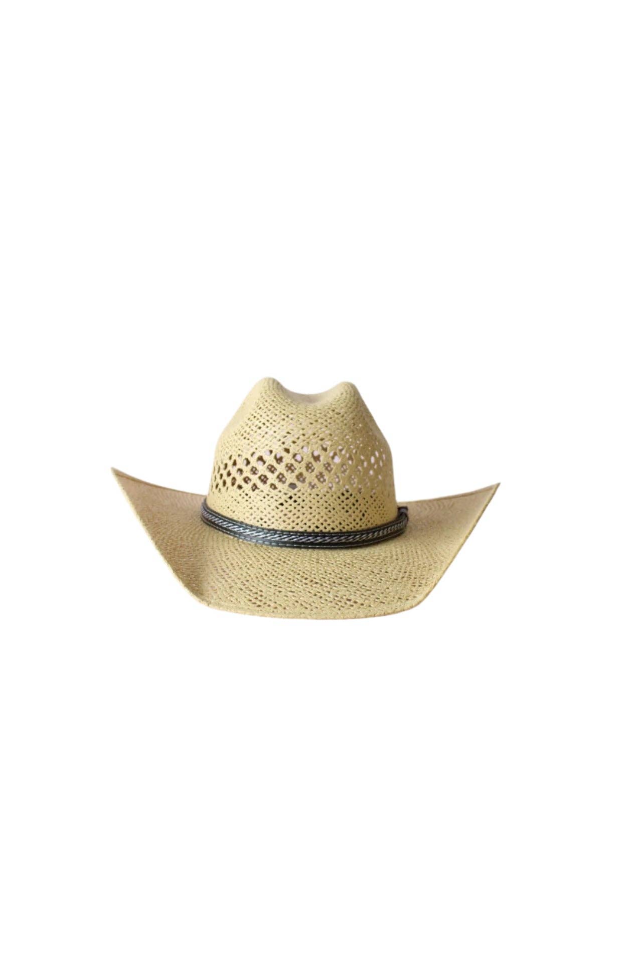 Wilder and Soul - El Dorado Raffia Cowboy Hat - Tan