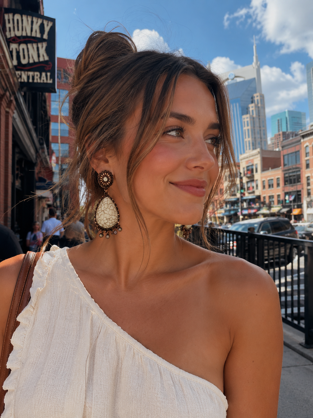 Western Stone Earring