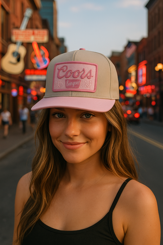 Pink Coors Hat