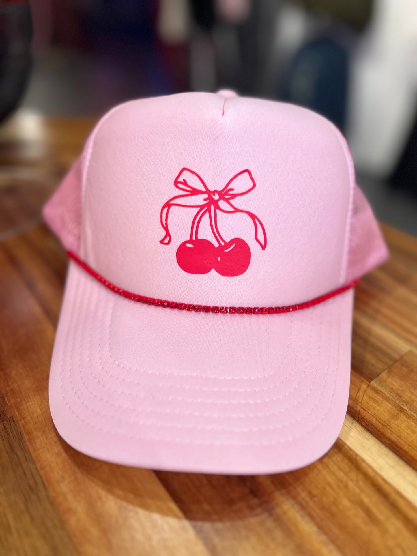 Cherry Trucker Hat