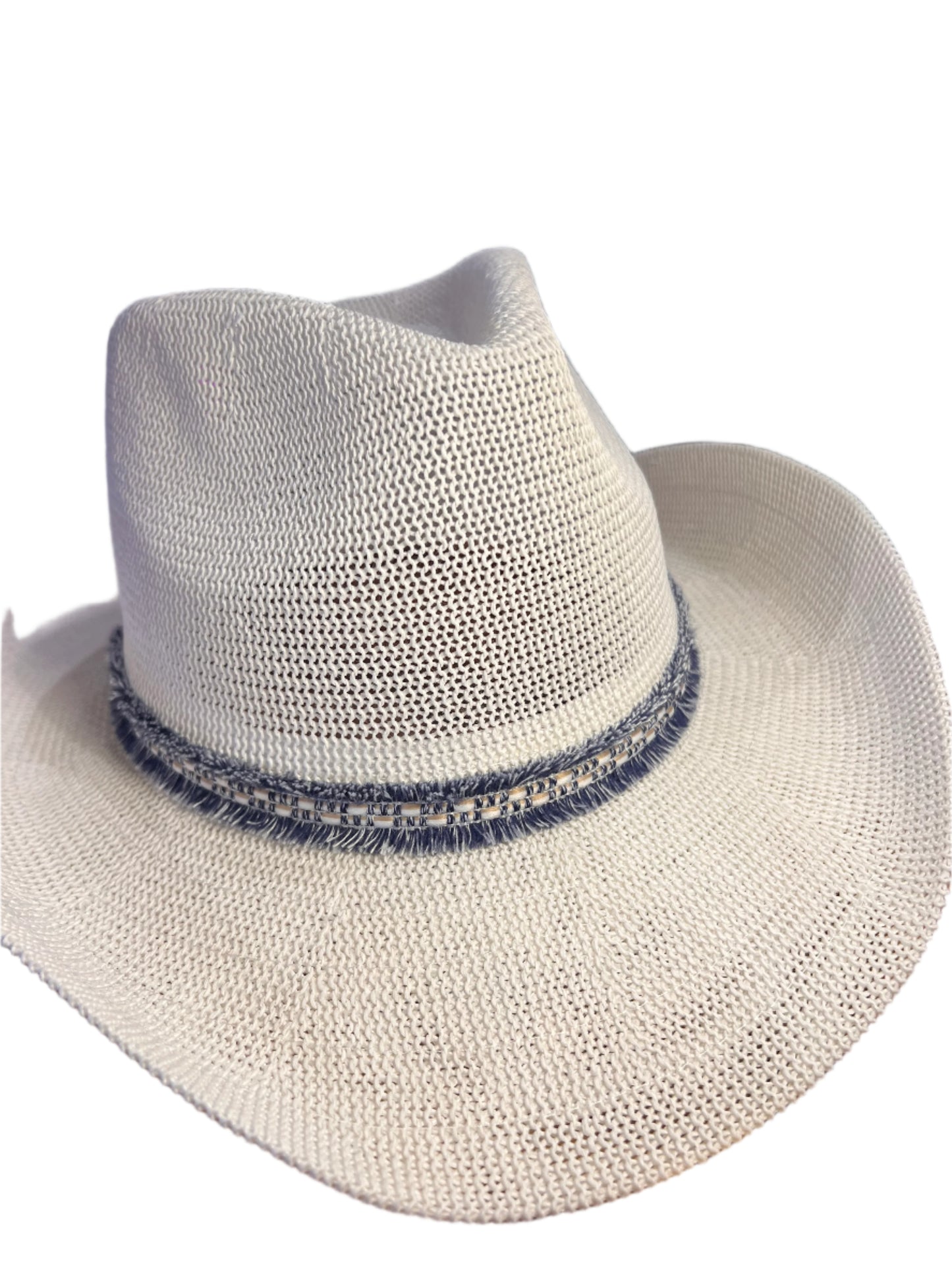 Denim Band Western Hat