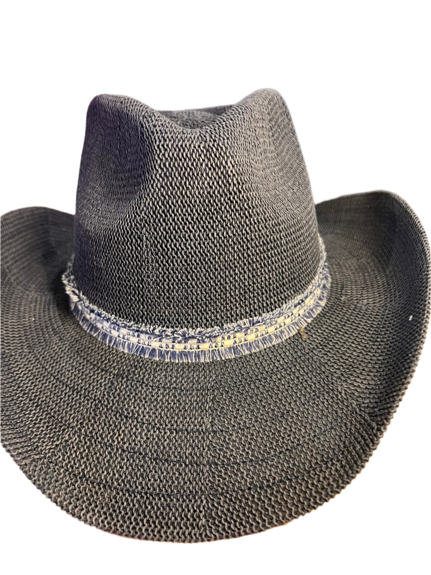 Denim Band Western Hat