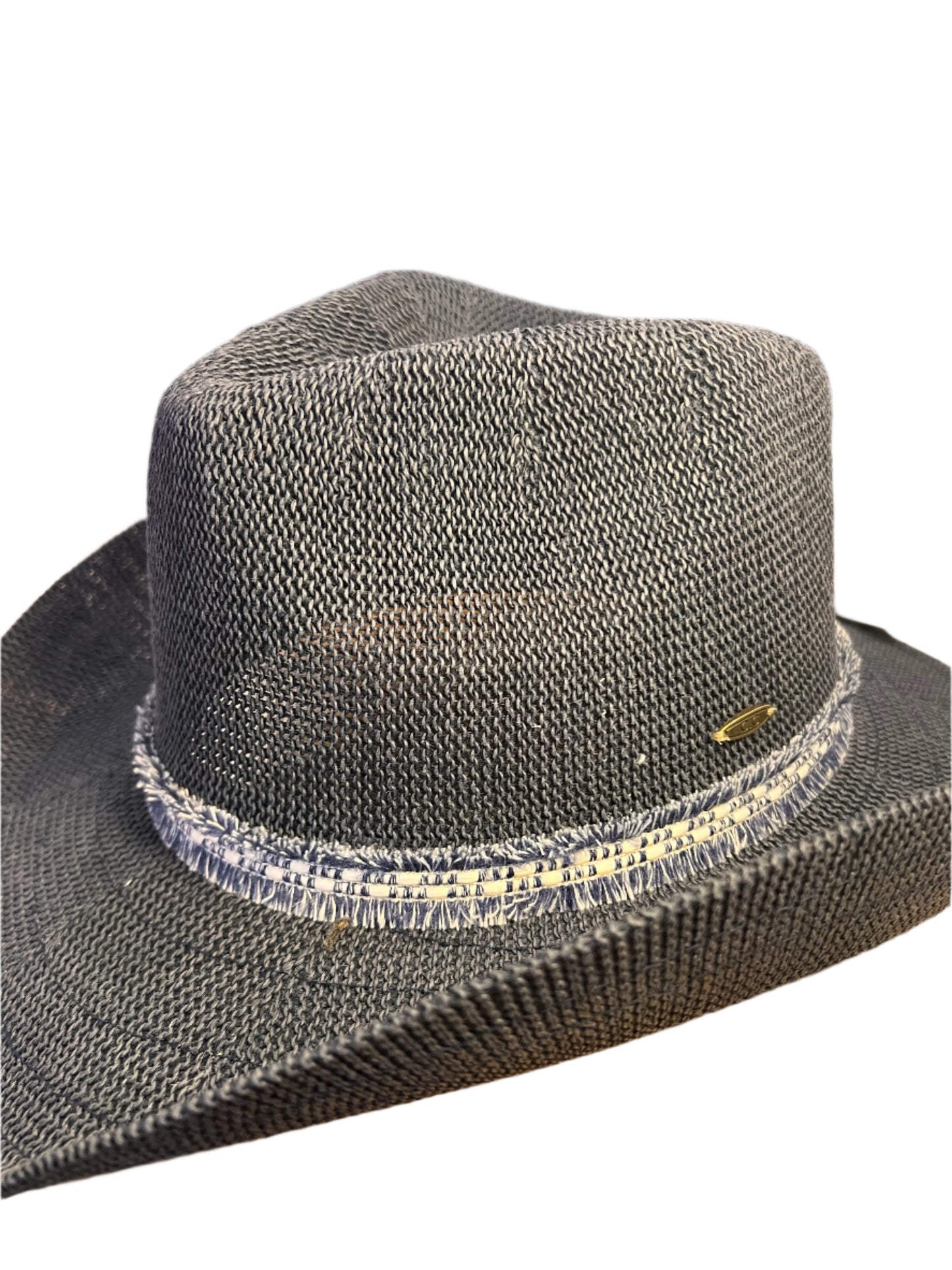 Denim Band Western Hat