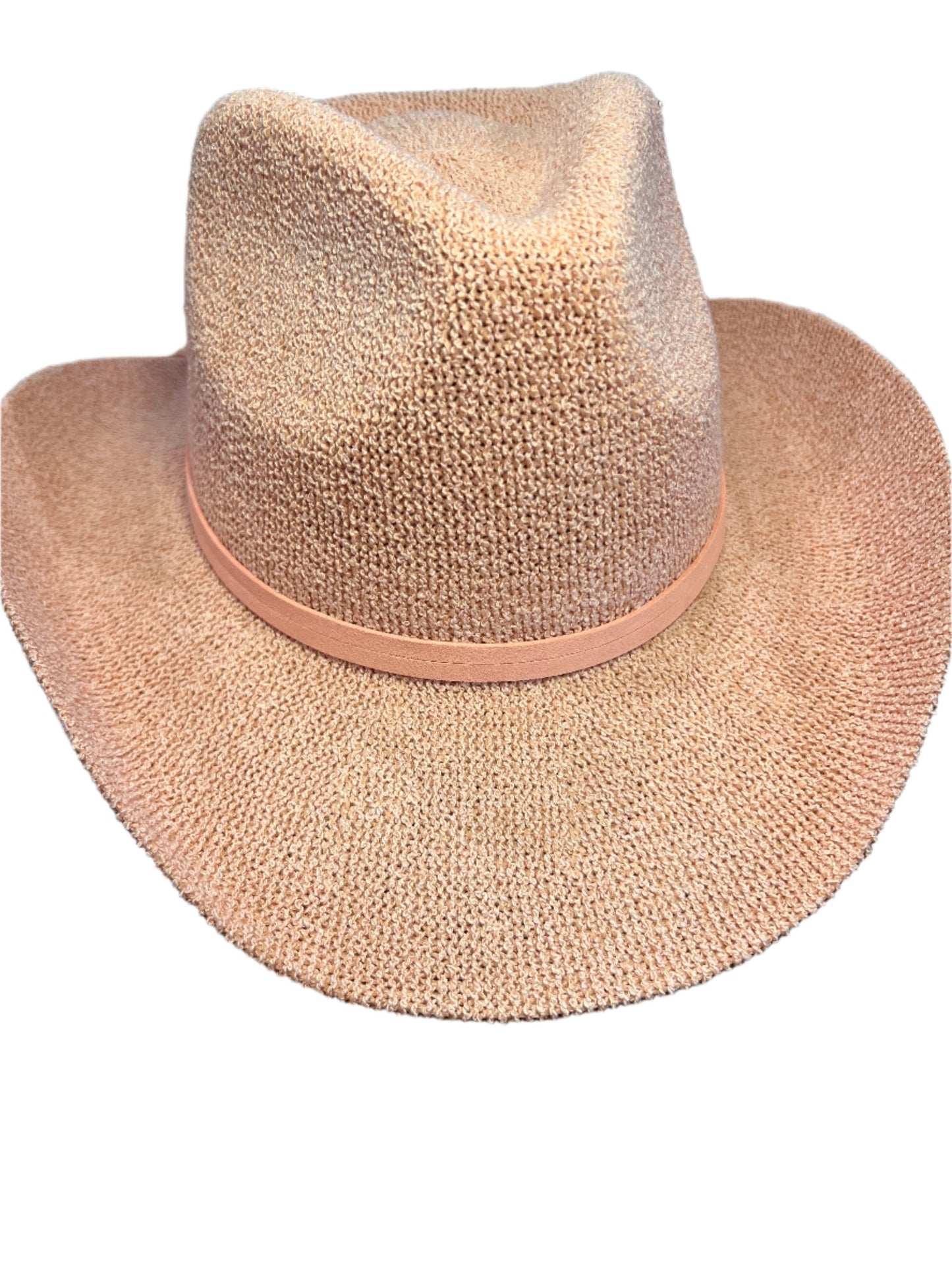 Classic  Woven Cowboy Hat with Leather Band