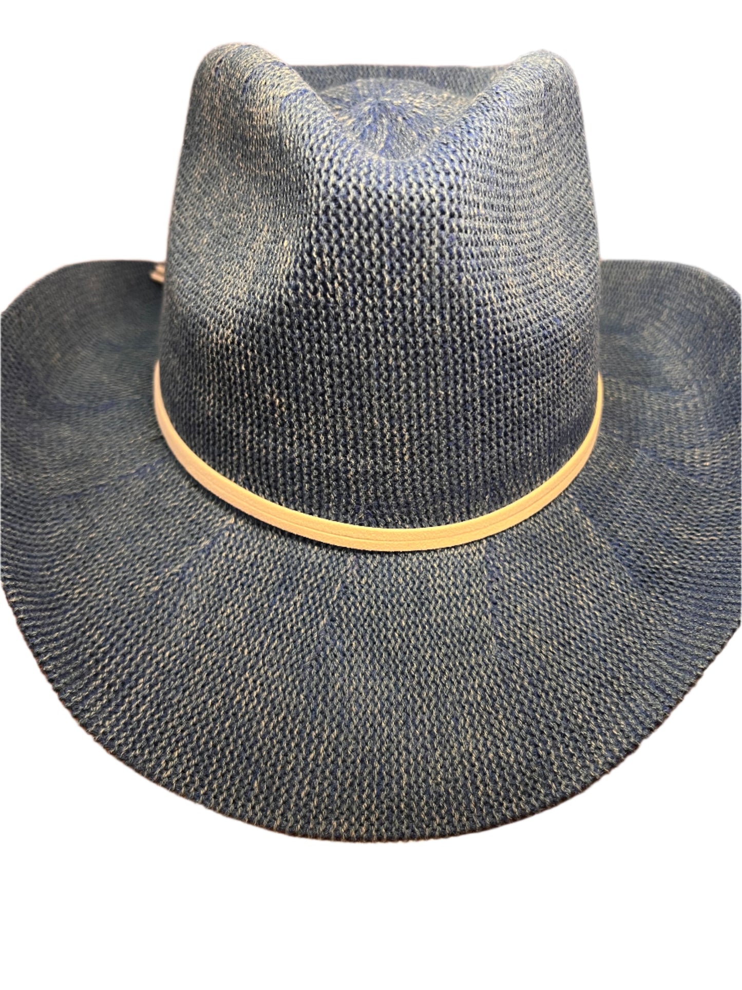 Classic  Woven Cowboy Hat with Leather Band