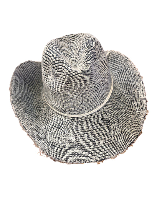 Distressed Denim Cowboy Hat