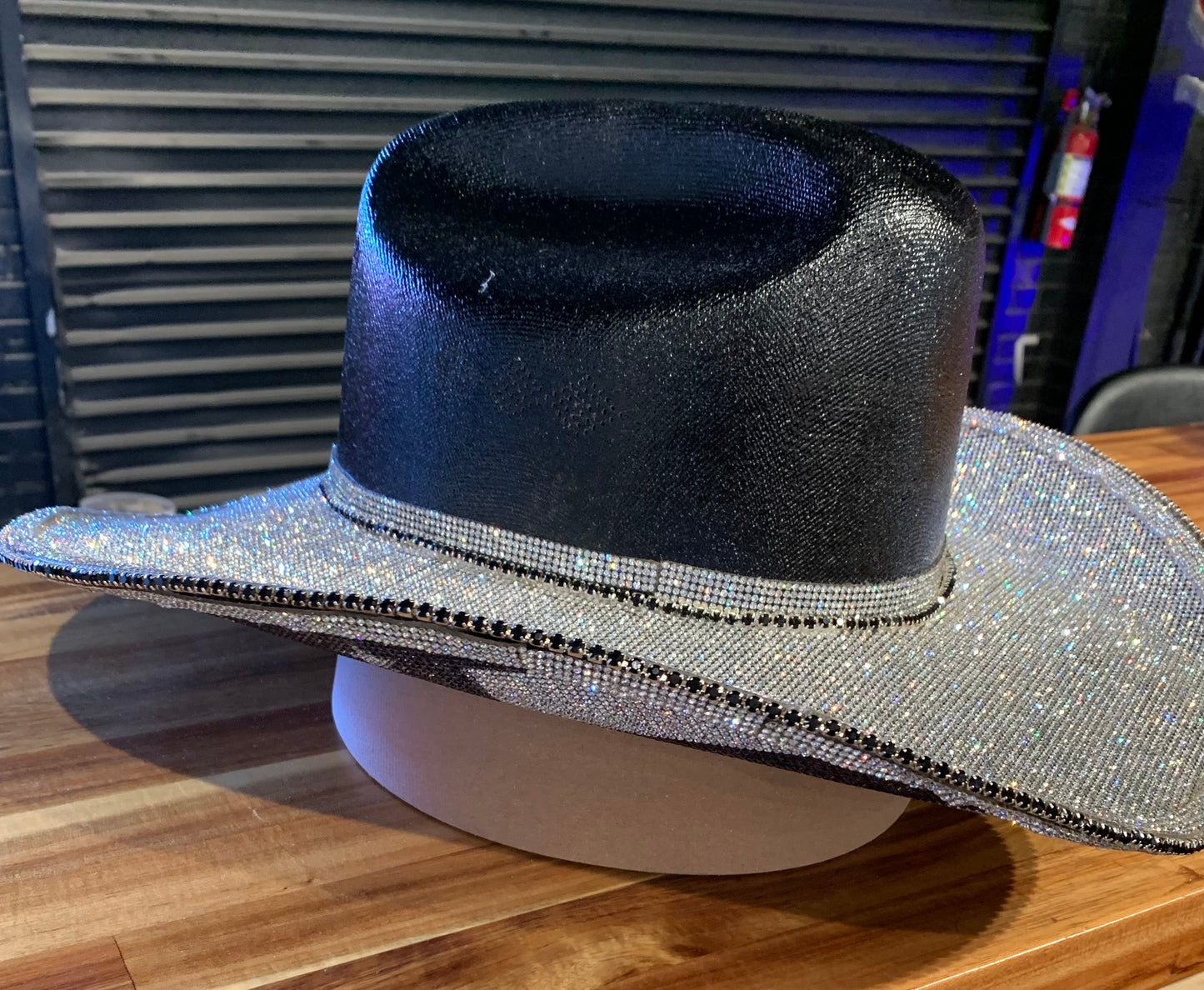 Night Rider Rhinestone Cowgirl Hat