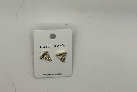 Pizza Stud Earrings