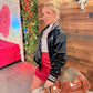 Black Silk Rodeo hippy Jacket