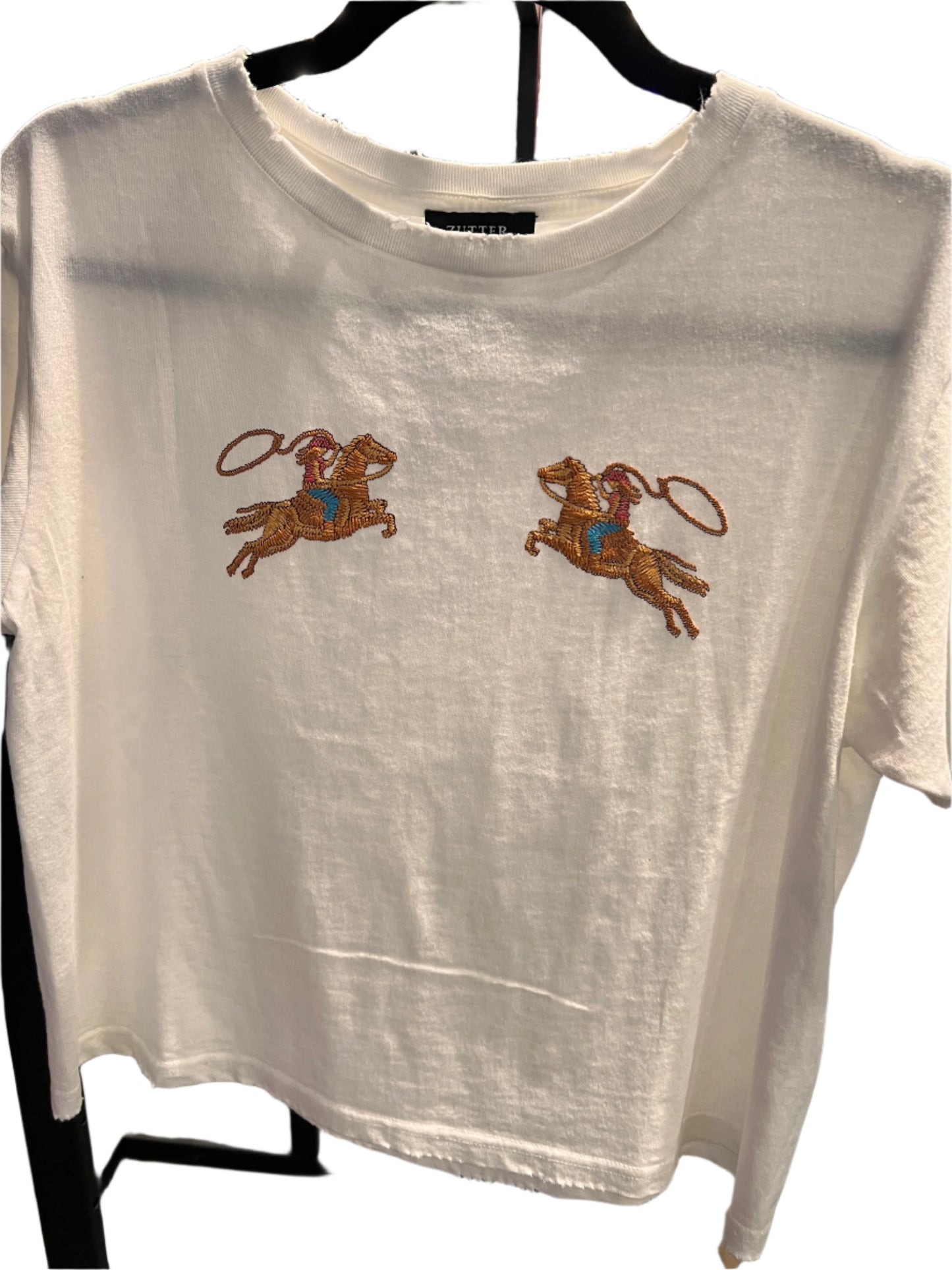 'PUFF' Stitch Cowgirl Crop