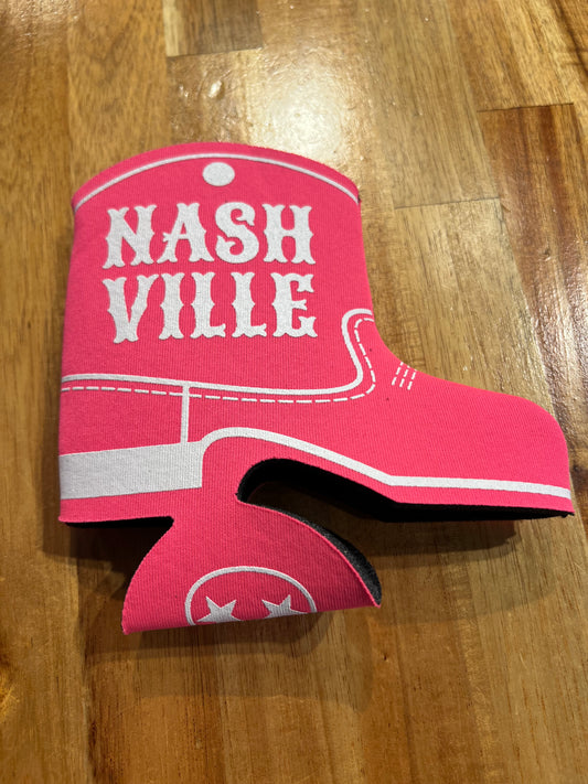 Boot Shape Nashville Koozie