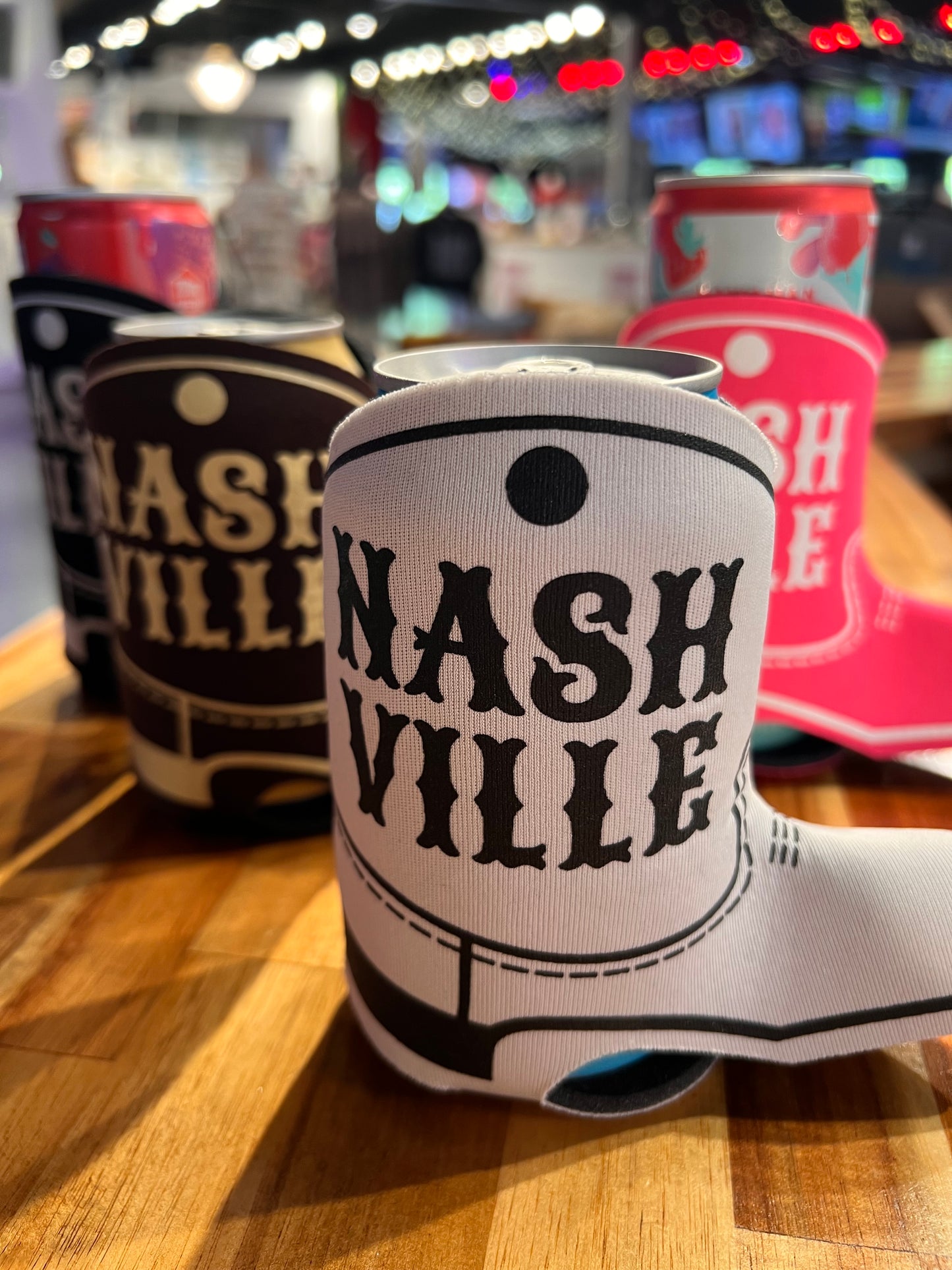 Boot Shape Nashville Koozie
