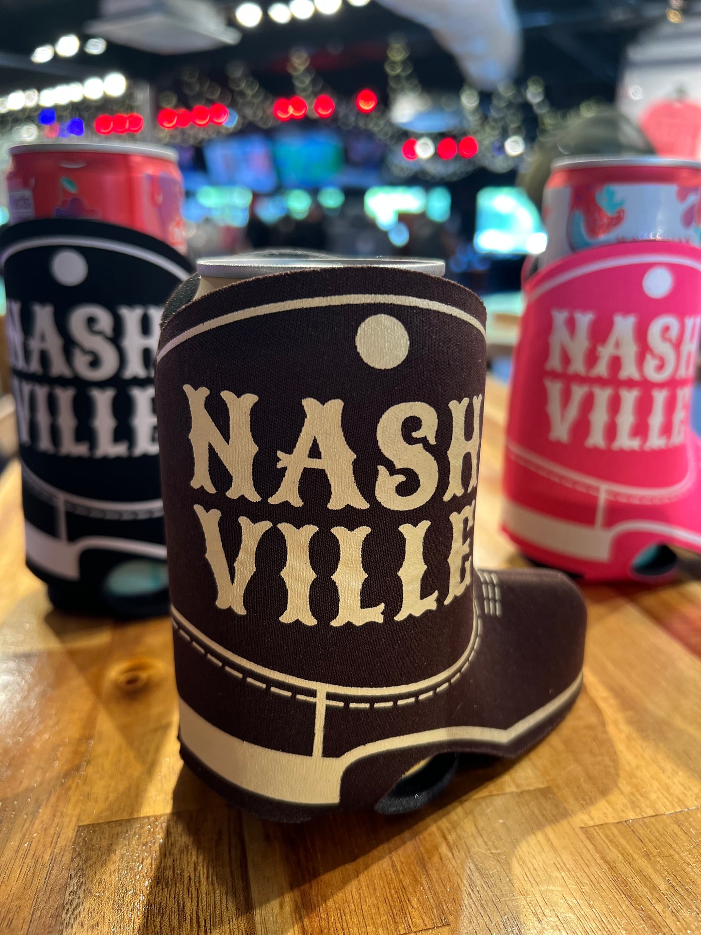 Boot Shape Nashville Koozie