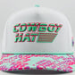 Neon summer cowboy hat trucker