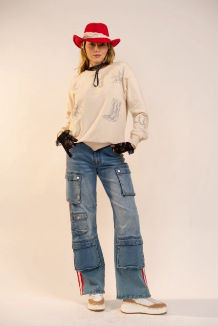 Western Sketch Crewneck