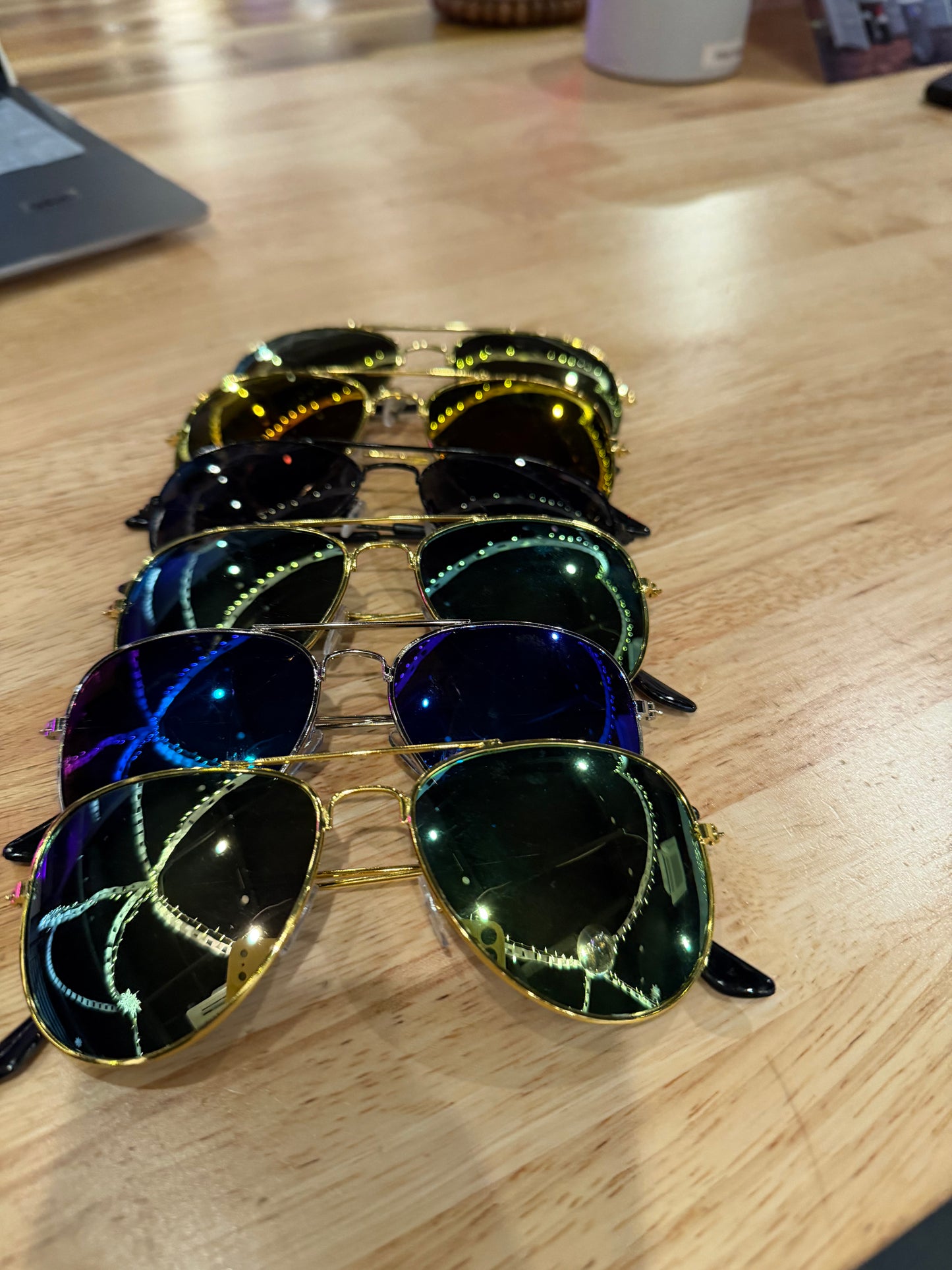 Colored lens sunglesses