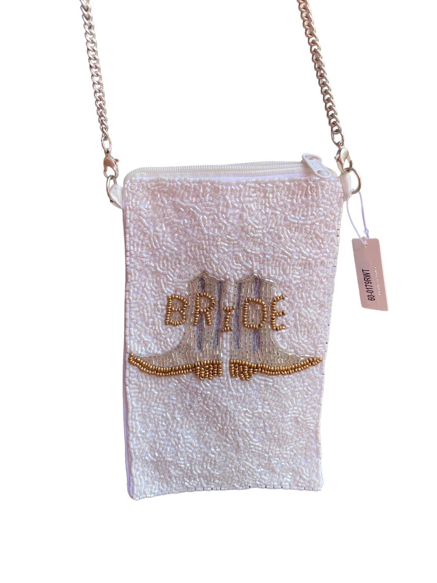 Bride with Boots Coin Purse w/ Strap