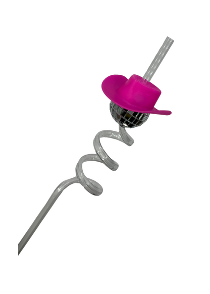Cowboy Hat Disco Straw