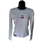 Cherry Grey Long Sleeve Tee