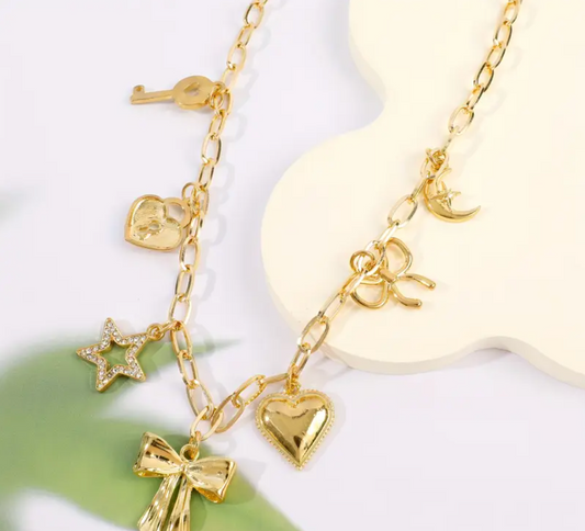 Bow Charm Necklace