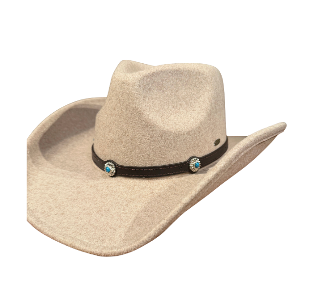 Heather Taupe Cowboy Hat
