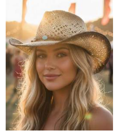 western beachy straw hat