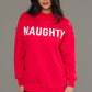 Red Nice & Naughty Reversible Sweatshirt
