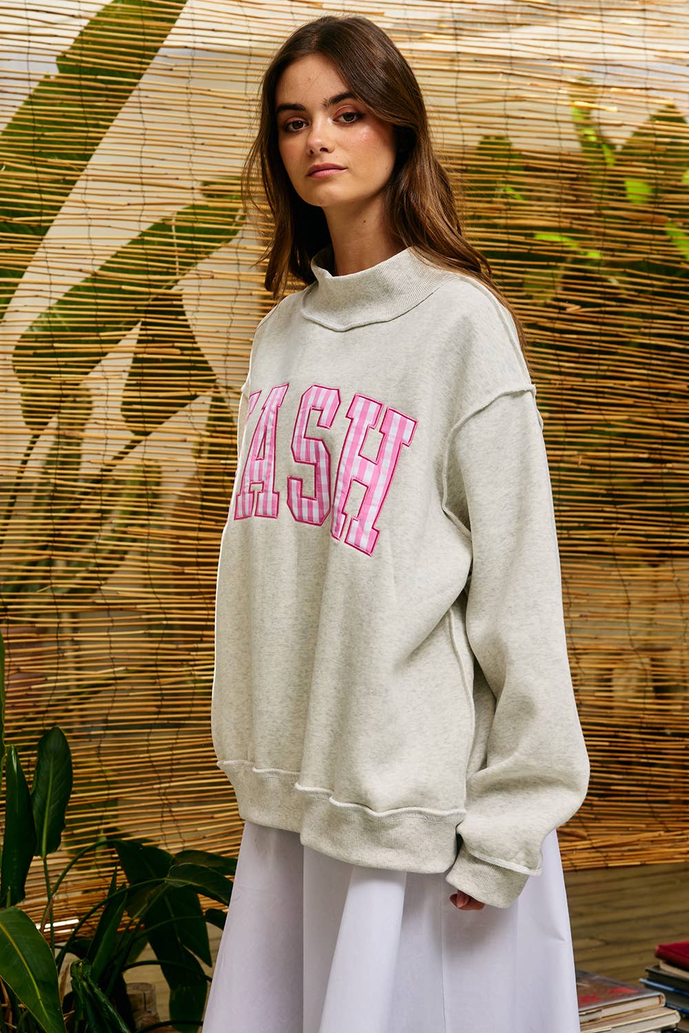 "NASHVILLE" Appliqué Sweatshirt