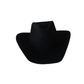 Wilder and Soul - The Laredo Western Wool Felt Hat - Black