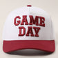 GAME DAY 3D Letter Embroidered Two-Tone Trucker Hat