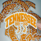 TEELUX - 3" TENNESSEE w BOW -  Embroidered Hat Patch