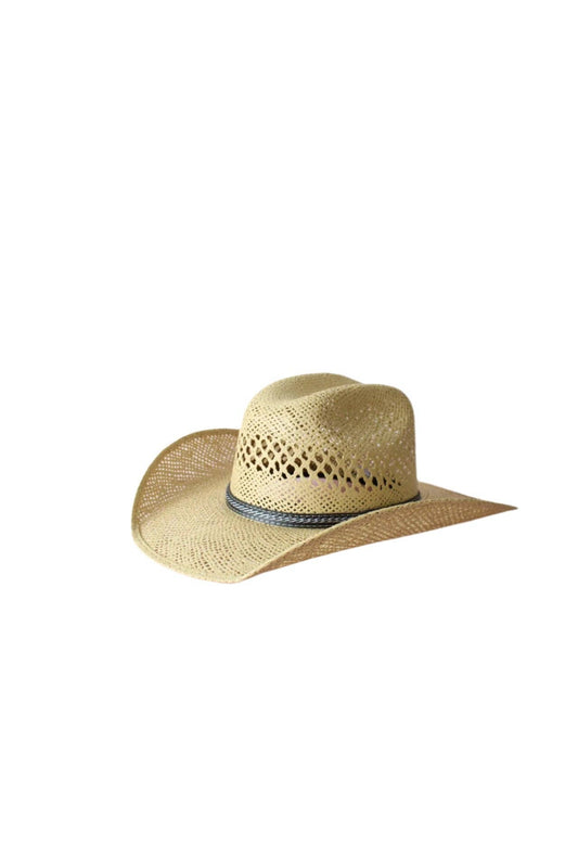 Wilder and Soul - El Dorado Raffia Cowboy Hat - Tan