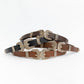 Double Buckle Faux Leather Western Style Belt