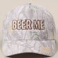 BEER ME Real Tree Camo trucker hat