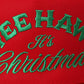 YEE HAW IT'S CHRISTMAS Embroidery Two-Tone Trucker Hat