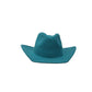 Wilder and Soul - The Laredo Western Wool Felt Hat - Turquoise