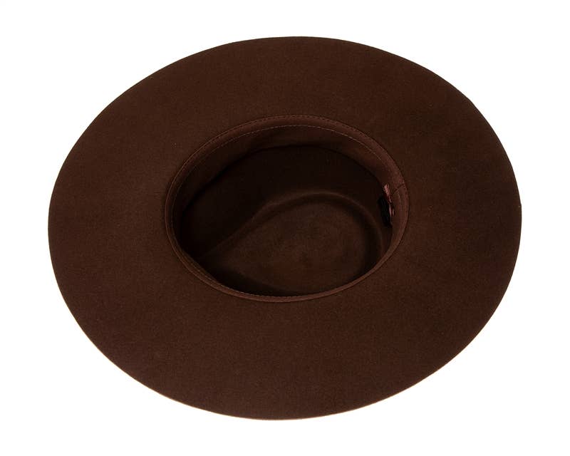 DNMC - Wide Brim Wool Rancher Hat - Dark Colors