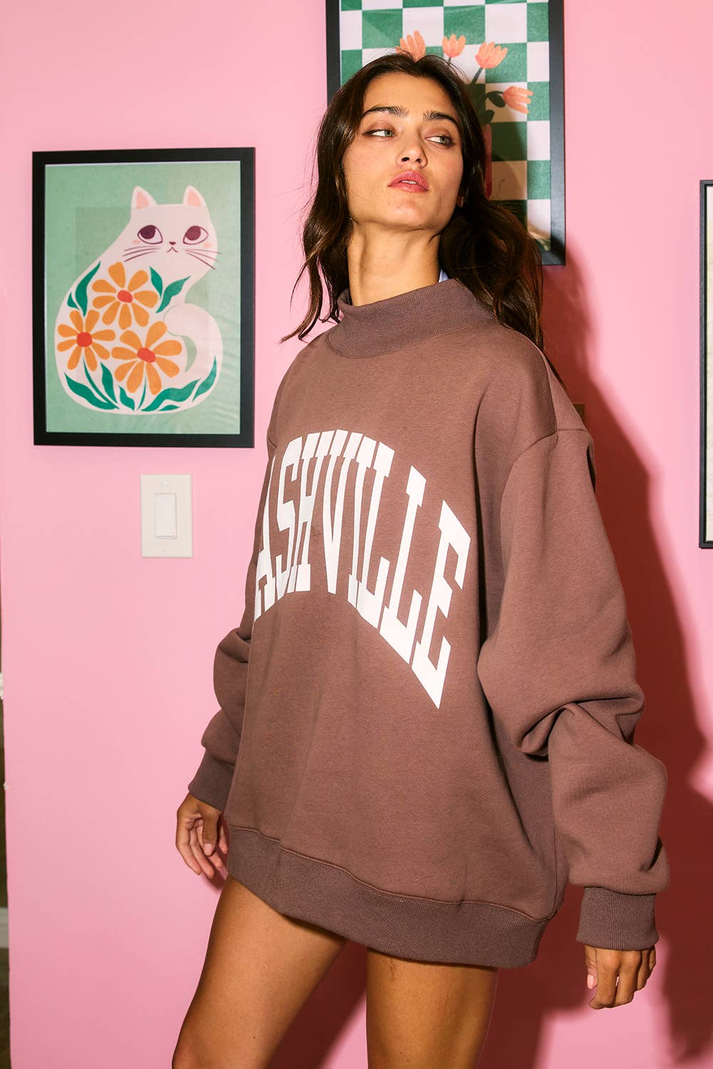 'NASHVILLE & BROADWAY' Reversible Sweatshirt