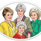 Golden Girls Die Cut Sticker