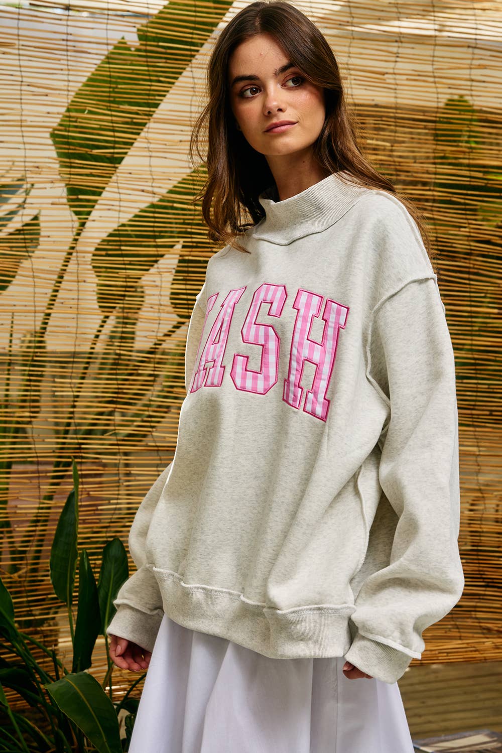 "NASHVILLE" Appliqué Sweatshirt