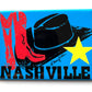 Nashville  Boots Hat Magnet