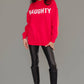 Red Nice & Naughty Reversible Sweatshirt