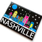 Nashville  Night Skyline Magnet